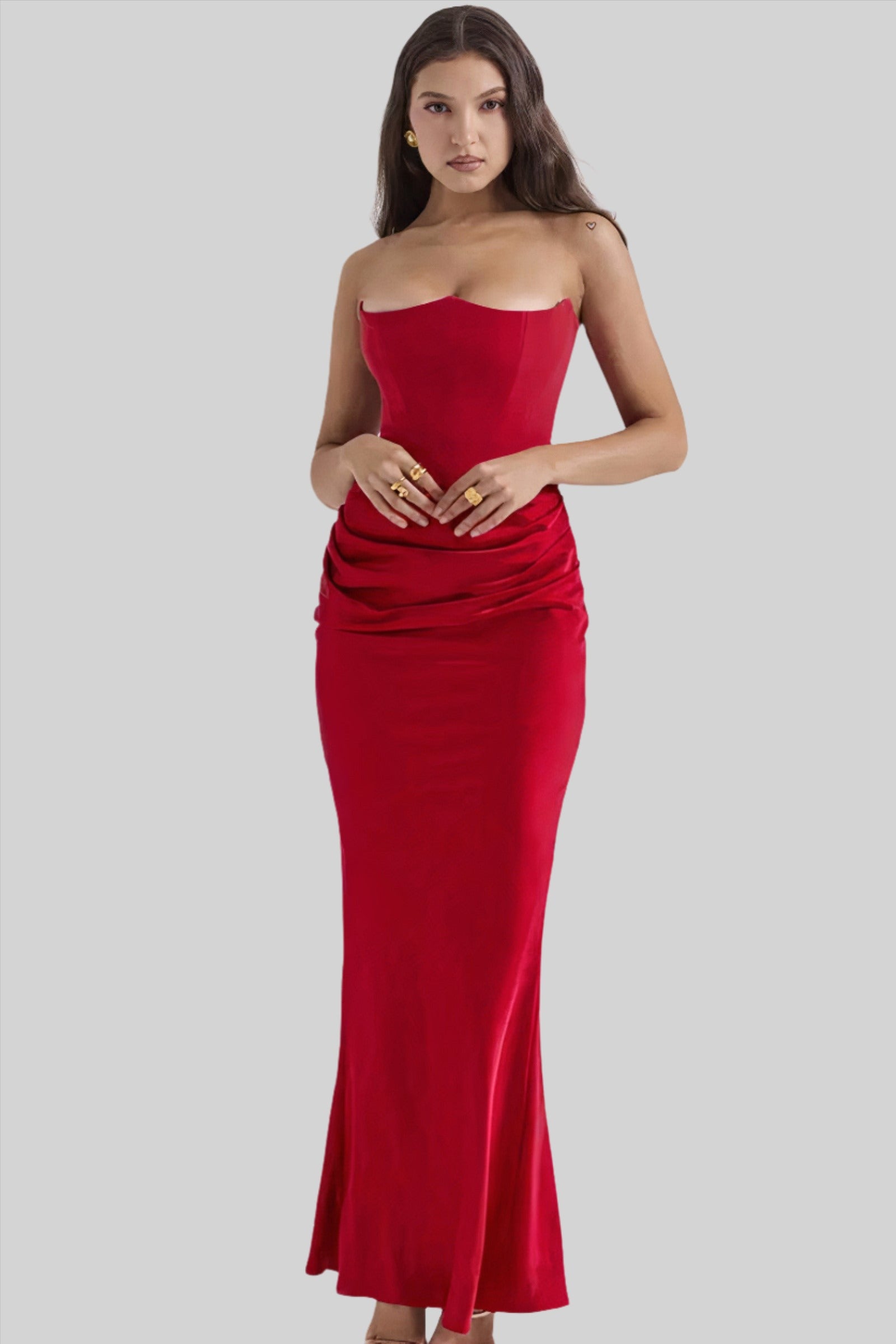 Dovira - Off-Shoulder Maxikjole