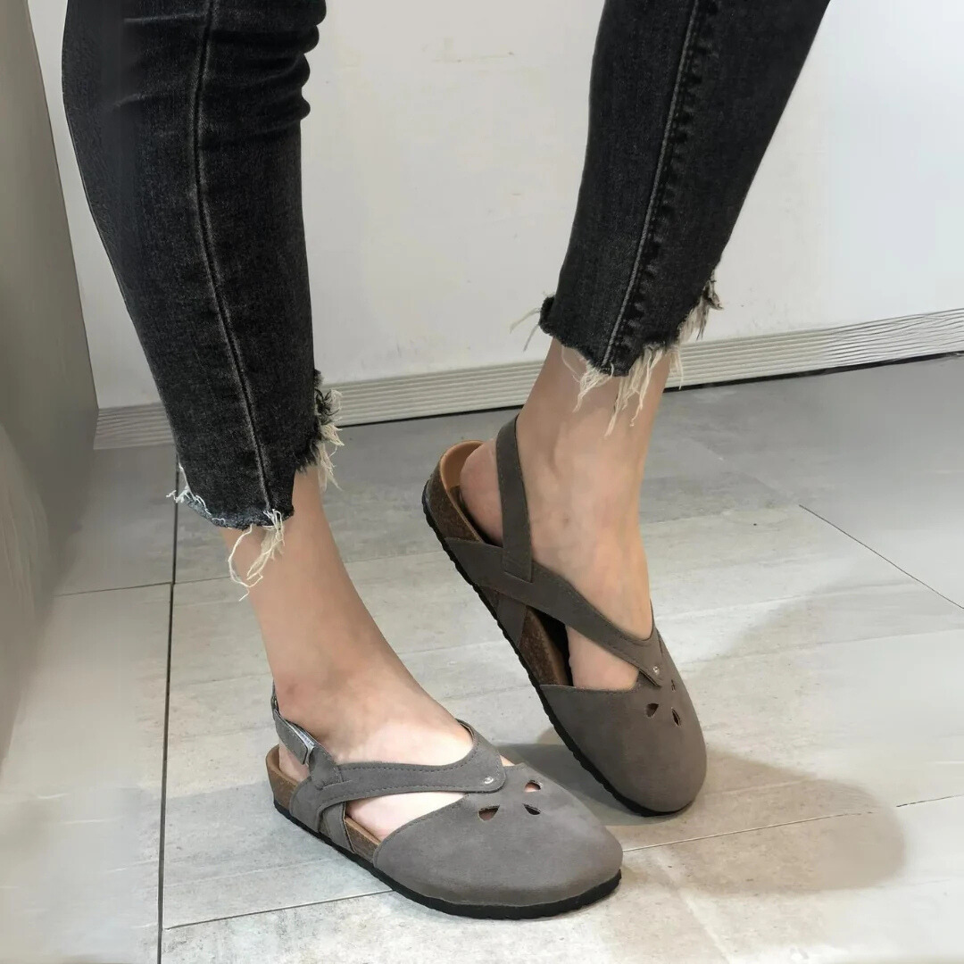 Lura - Closed-Toe Slingback Sandals