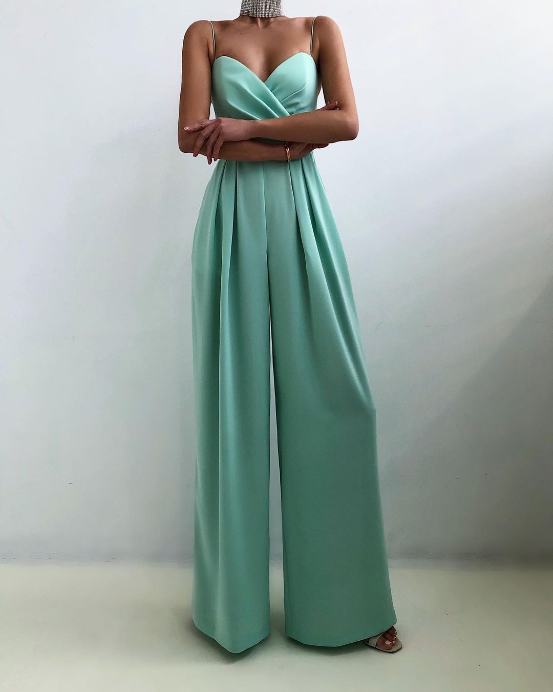 Harlowe - Jumpsuit med brede ben og stropper