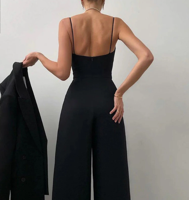 Harlowe - Strappy Wide-Leg Jumpsuit
