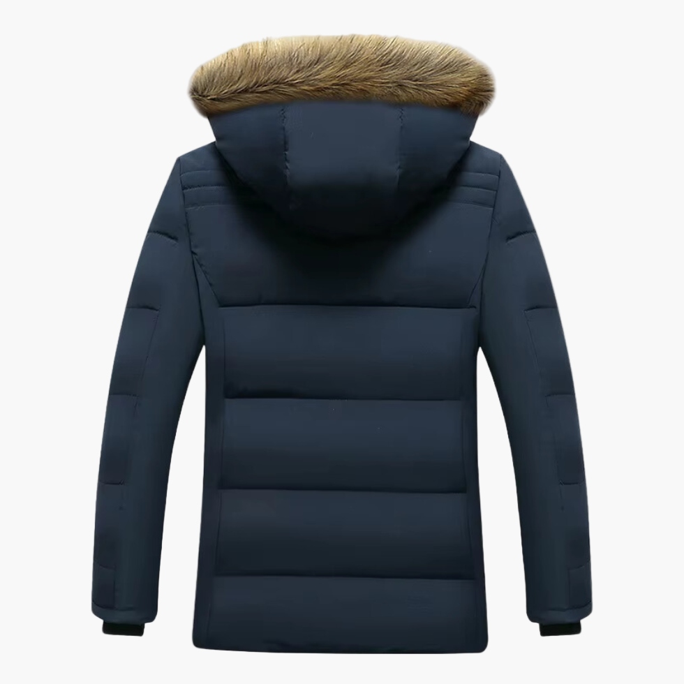 Arthur | Chaquetas de invierno resistentes con forro de piel para hombre 