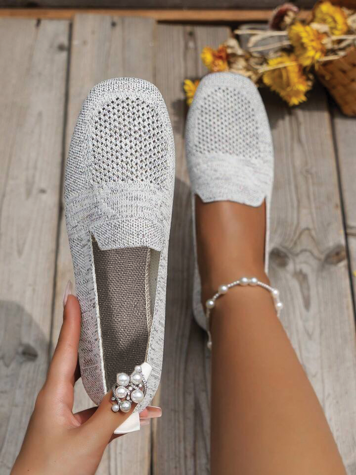Lana - Zapatillas sin cordones de punto
