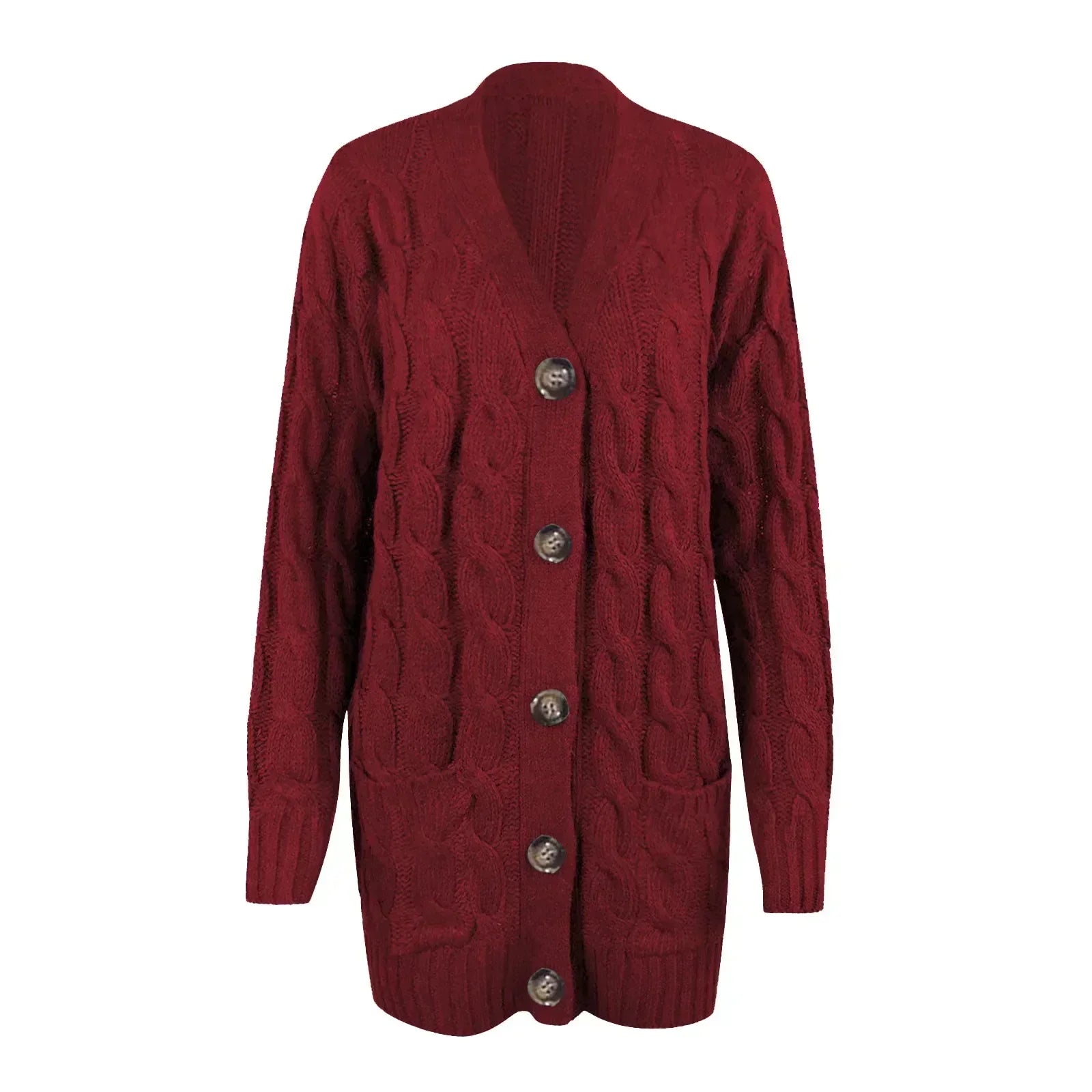 Izza - Knit Button Cardigan