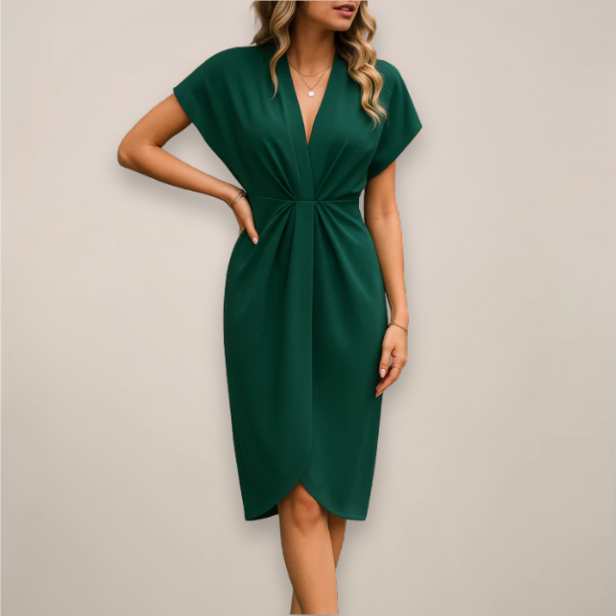 Daisy | Women V Neck Wrap Dress Style