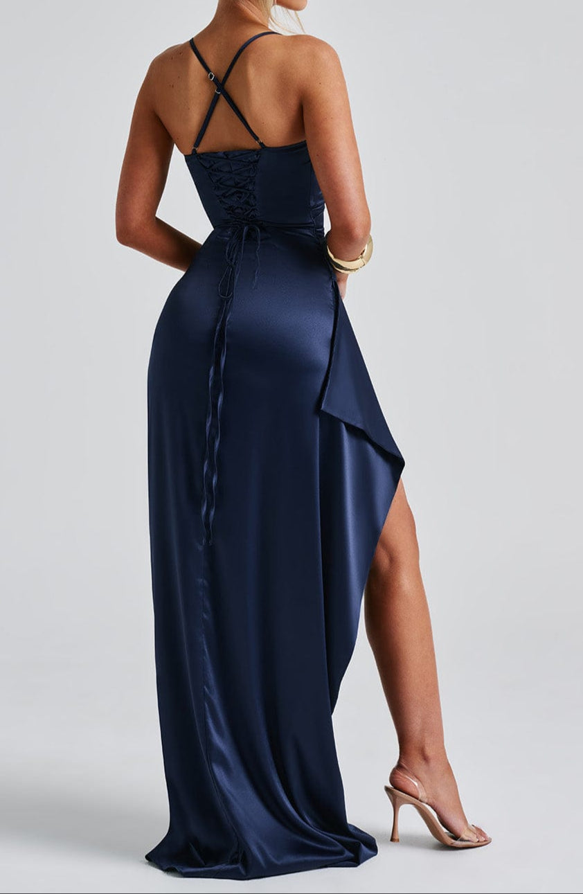 Anna | Women Strappy High Slit Dress