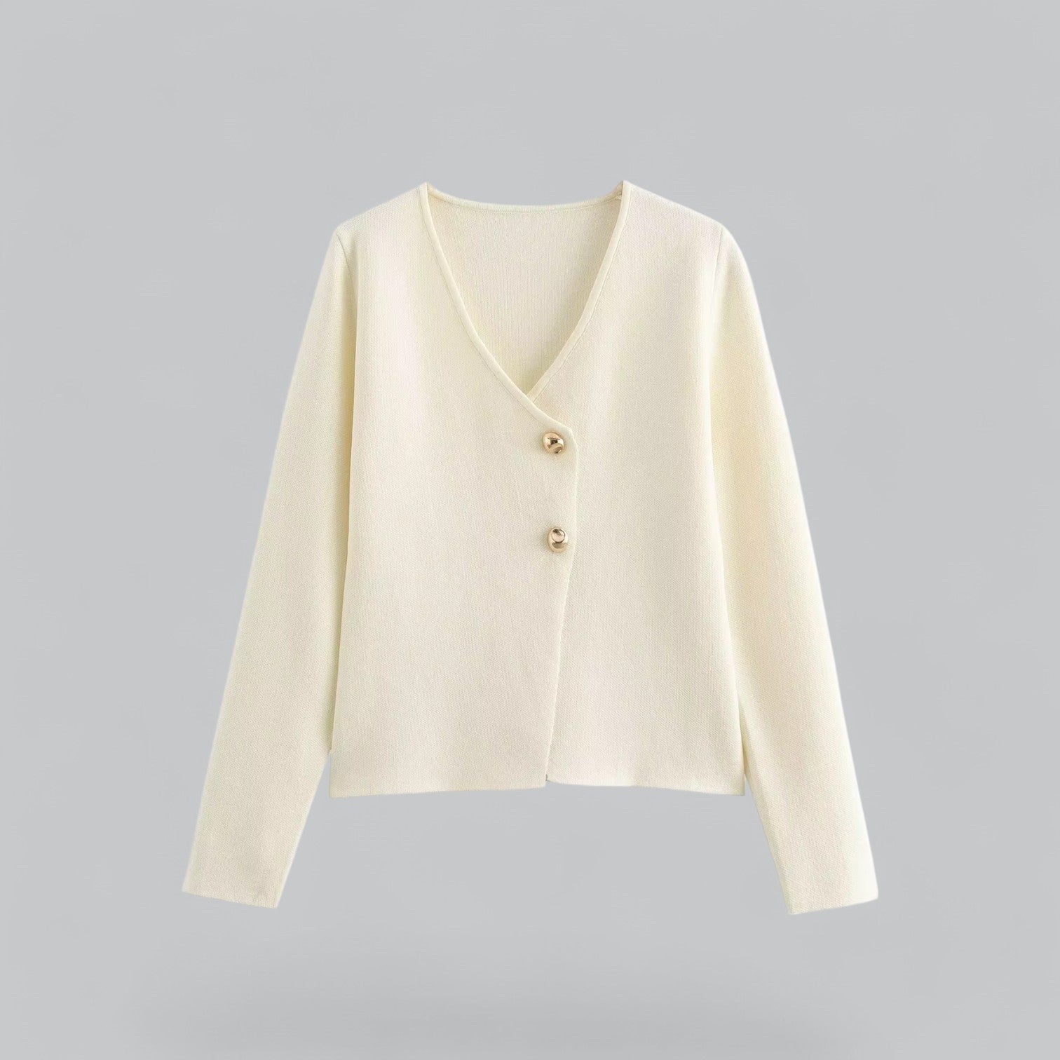 Grace | Women Spring Minimal Button Cardigan