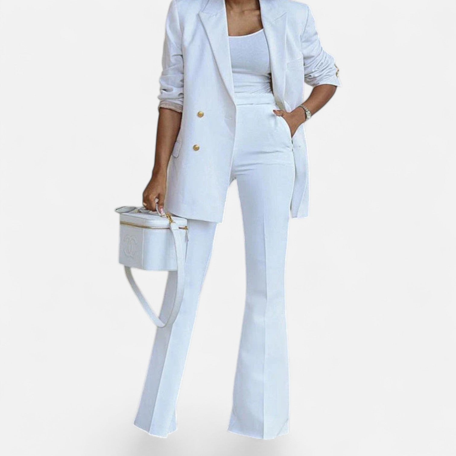 Abigail | Women Spring Double Breasted Pantsuit Set