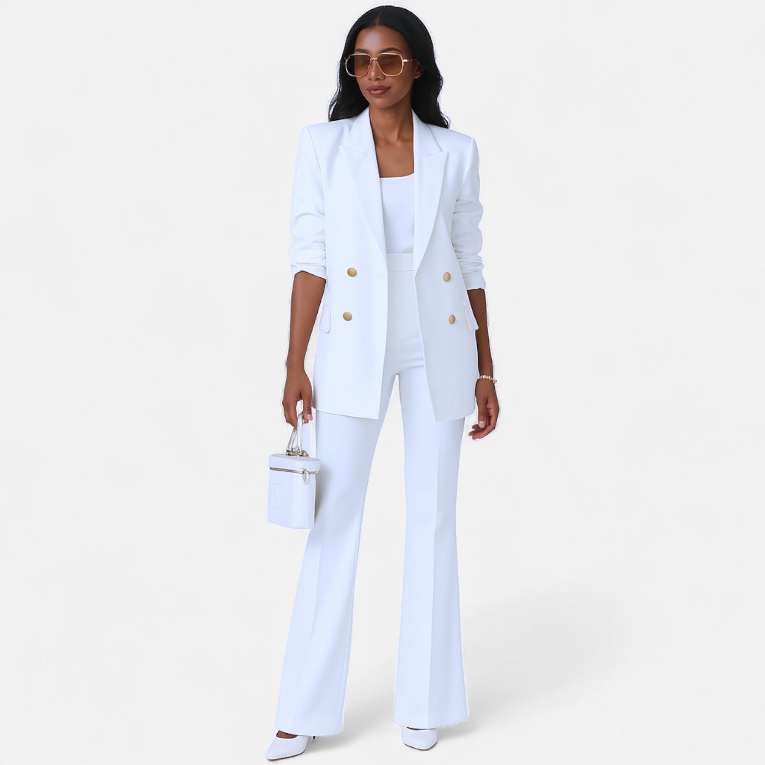 Abigail | Women Spring Double Breasted Pantsuit Set