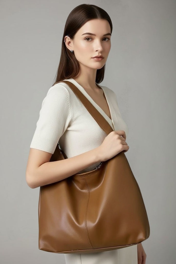 Atemporal Bolso Tote para Mujer Piel-Sintética Gran-Capacidad Asa-Al-Hombro