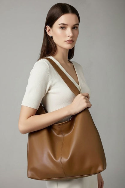 Atemporal Bolso Tote para Mujer Piel-Sintética Gran-Capacidad Asa-Al-Hombro