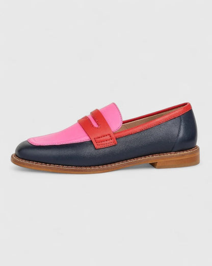 Atemporales Mocasines para Mujer Punta-Redonda Sin-Cordones