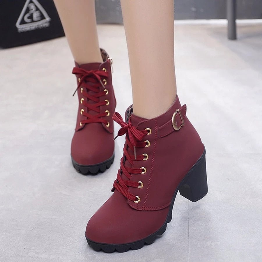Bellarose - Lace-Up Ankle Boots