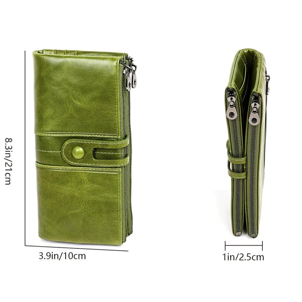 Birexa - Leather Long Clutch Wallet