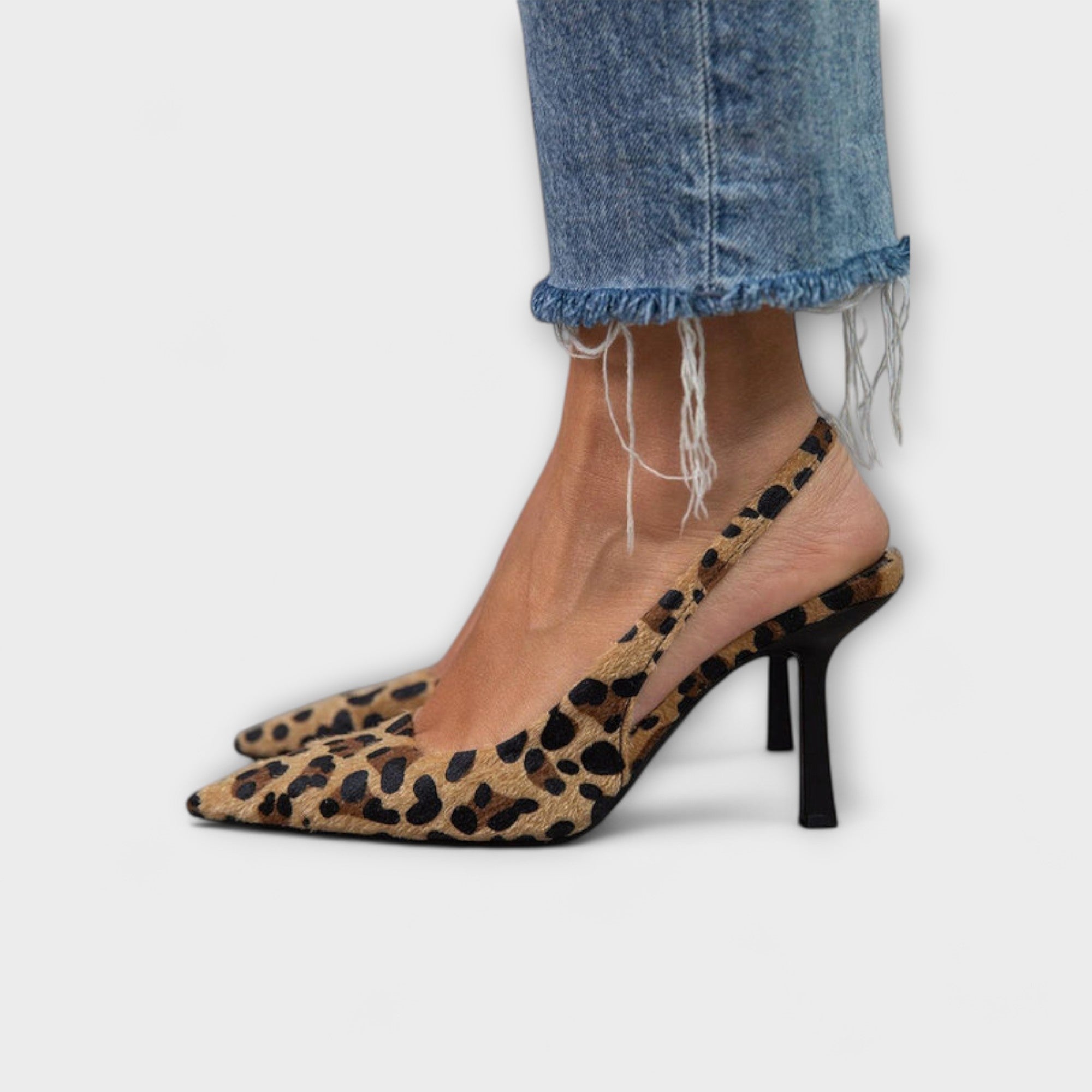 Liorina – Slingback with leopard print