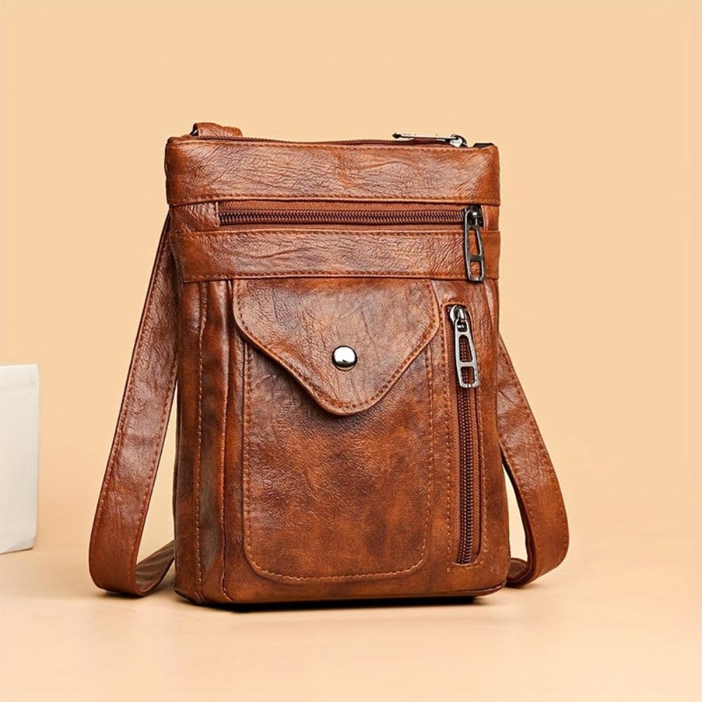 Renzia - Vegan Leather Crossbody Shoulder Bag