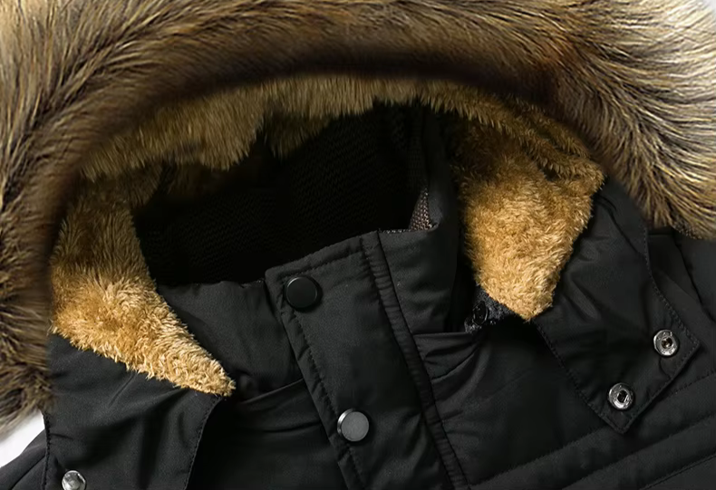Arthur | Chaquetas de invierno resistentes con forro de piel para hombre 