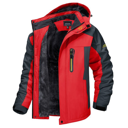 Clásica Chaqueta de Invierno para Hombre Con-Cremallera Térmica