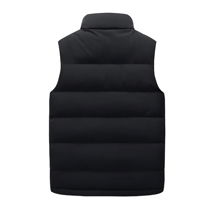Clásico Chaleco Acolchado para Hombre Con-Bolsillos Estilo-Deportivo Ligero