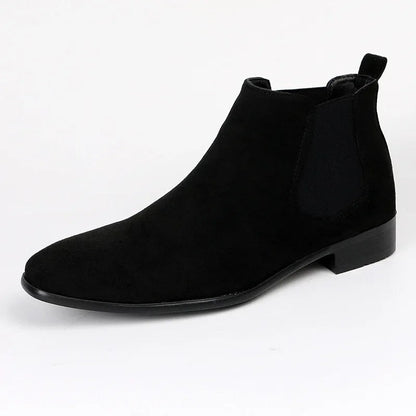Clásicos Botines Chelsea para Hombre Sin-Cordones Elásticos-Laterales