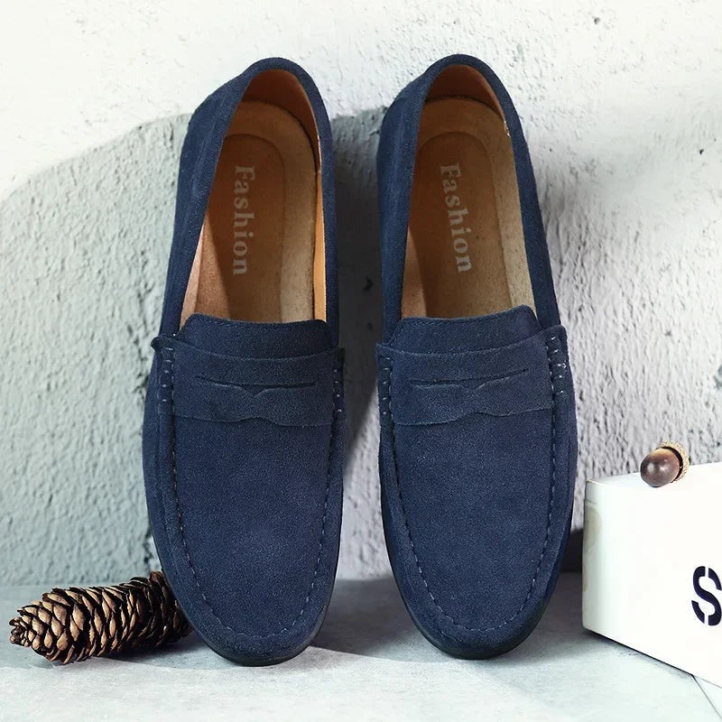 Clásicos Mocasines para Hombre Sin-Cordones Diseño-Penny Cómodos