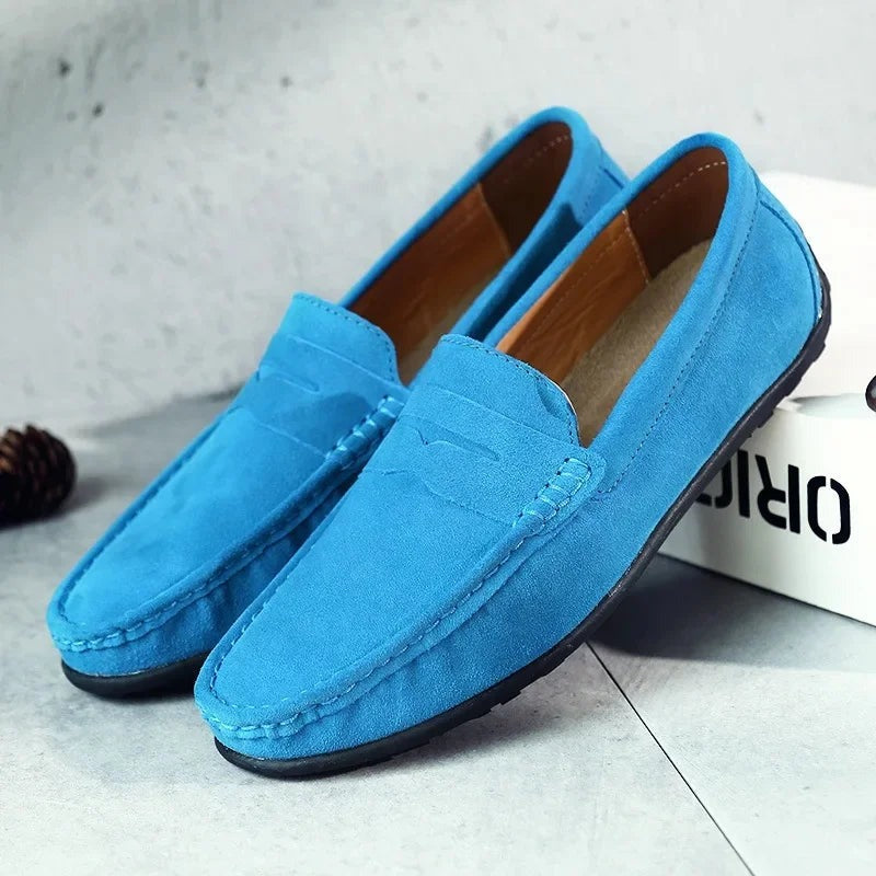 Clásicos Mocasines para Hombre Sin-Cordones Diseño-Penny Cómodos