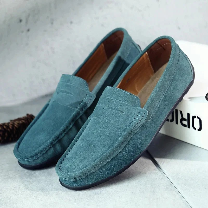 Clásicos Mocasines para Hombre Sin-Cordones Diseño-Penny Cómodos