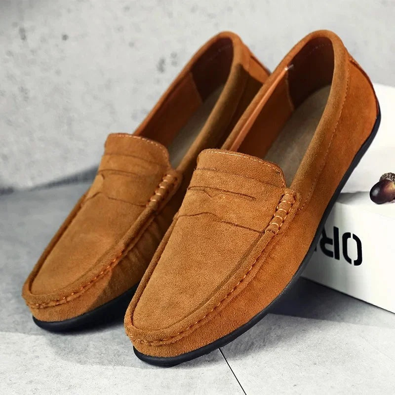 Clásicos Mocasines para Hombre Sin-Cordones Diseño-Penny Cómodos