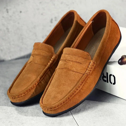 Clásicos Mocasines para Hombre Sin-Cordones Diseño-Penny Cómodos
