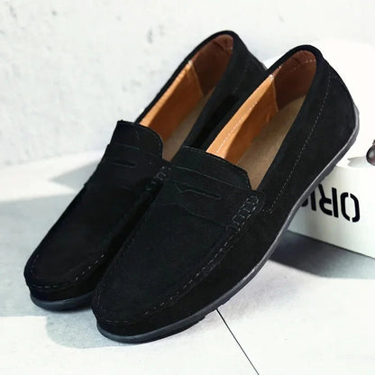 Clásicos Mocasines para Hombre Sin-Cordones Diseño-Penny Cómodos