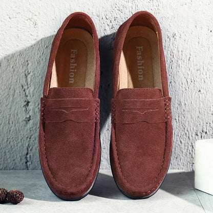Clásicos Mocasines para Hombre Sin-Cordones Diseño-Penny Cómodos