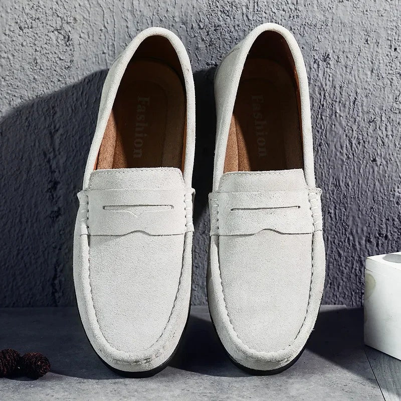 Clásicos Mocasines para Hombre Sin-Cordones Diseño-Penny Cómodos