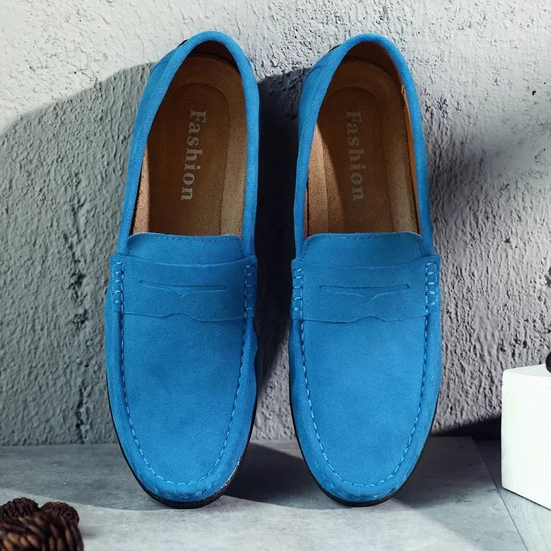 Clásicos Mocasines para Hombre Sin-Cordones Diseño-Penny Cómodos