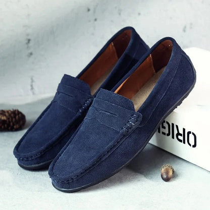 Clásicos Mocasines para Hombre Sin-Cordones Diseño-Penny Cómodos