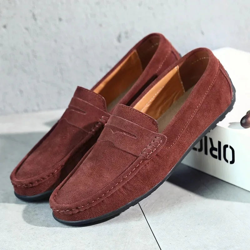 Clásicos Mocasines para Hombre Sin-Cordones Diseño-Penny Cómodos