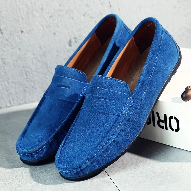 Clásicos Mocasines para Hombre Sin-Cordones Diseño-Penny Cómodos