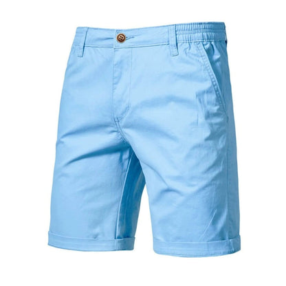 Clásicos Pantalones Cortos para Hombre Corte-Entallado Smart-Casual Cómodos