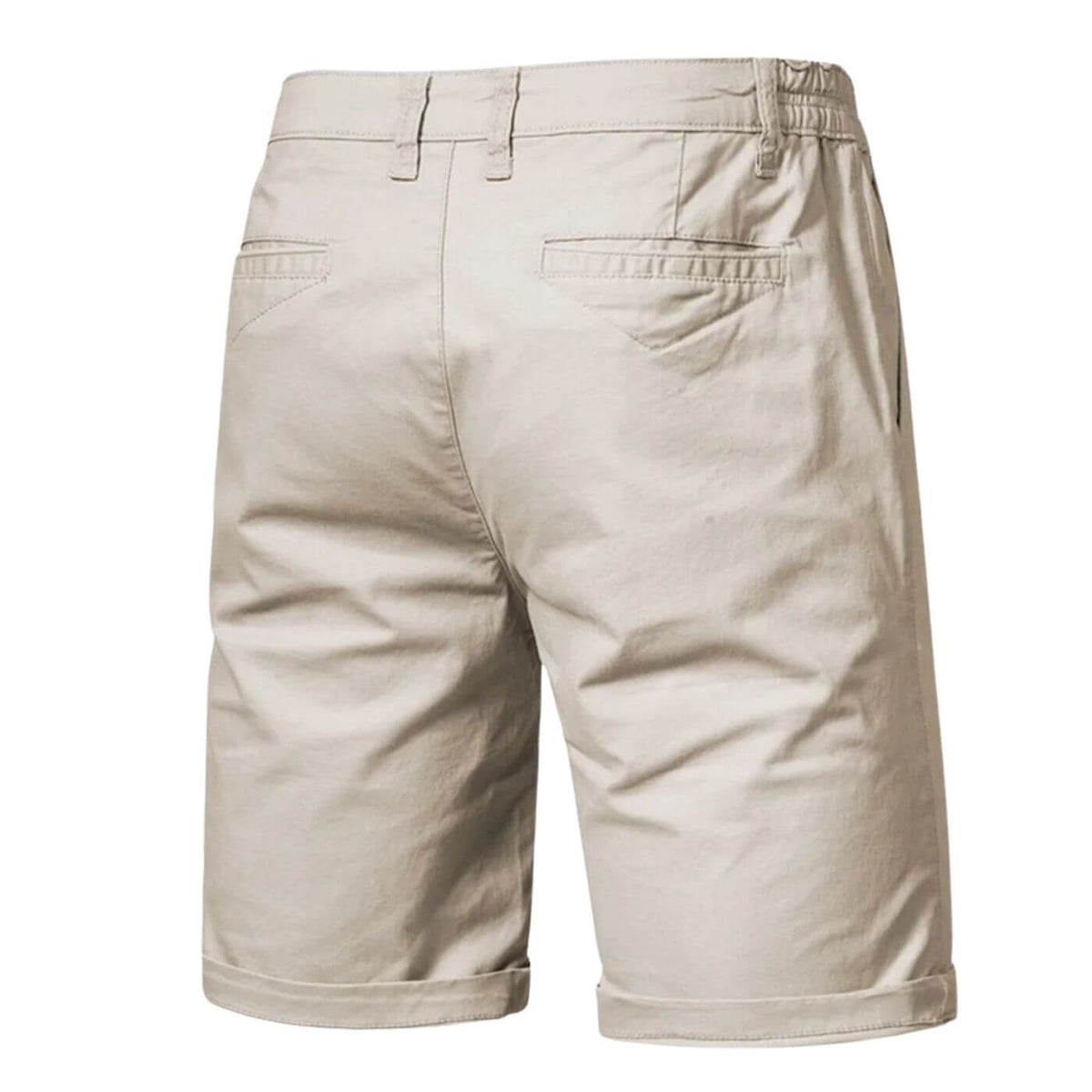 Clásicos Pantalones Cortos para Hombre Corte-Entallado Smart-Casual Cómodos