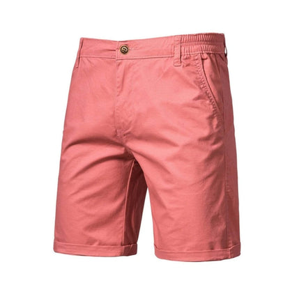Clásicos Pantalones Cortos para Hombre Corte-Entallado Smart-Casual Cómodos