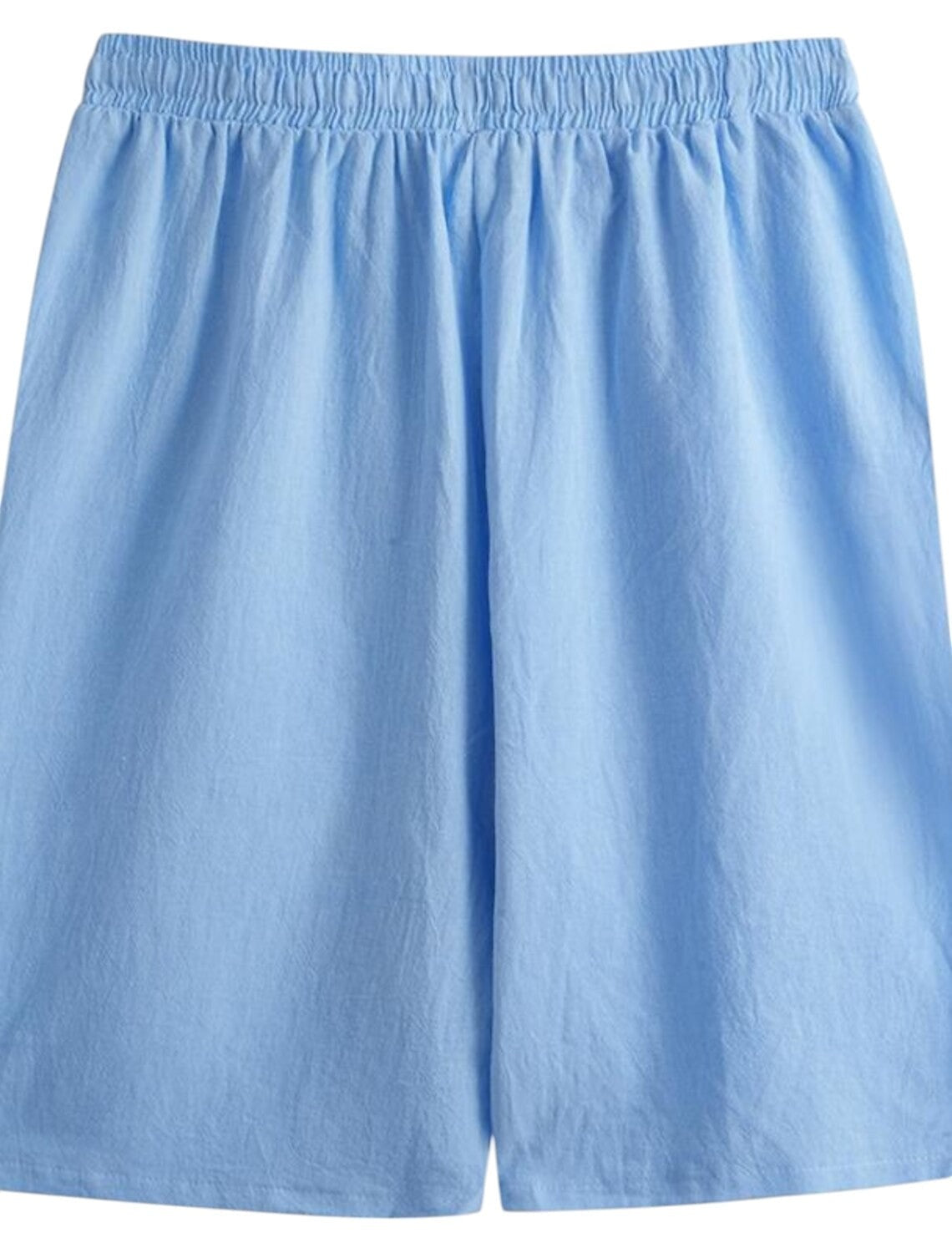 Clásicos Pantalones Cortos para Hombre Corte-Relajado Con-Cordón Con-Bolsillos