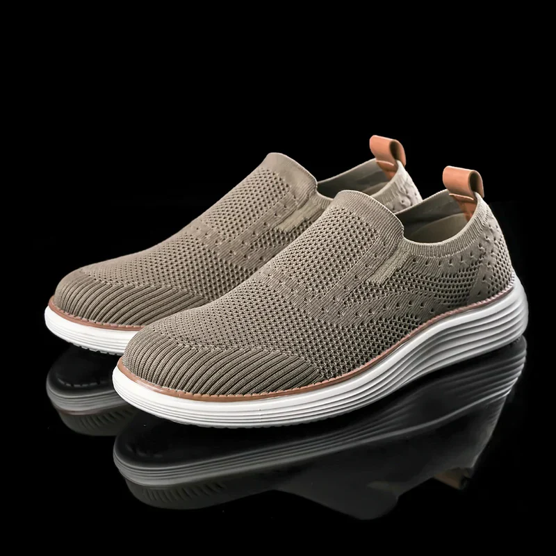 Clásicos Zapatos para Hombre Sin-Cordones Transpirables Suela-Flexible