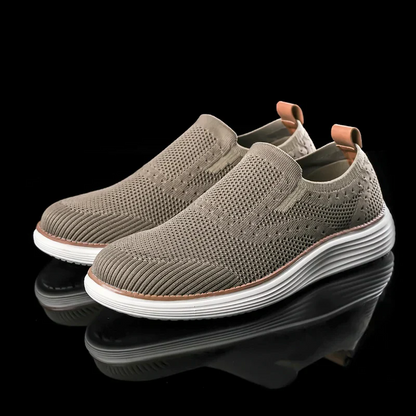 Clásicos Zapatos para Hombre Sin-Cordones Transpirables Suela-Flexible
