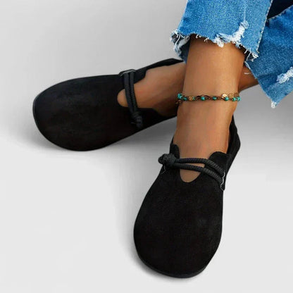 Cómodas Bailarinas para Mujer Slip-On Plantilla-Ergonómica Detalle-Cuerda
