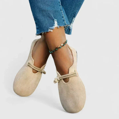 Cómodas Bailarinas para Mujer Slip-On Plantilla-Ergonómica Detalle-Cuerda