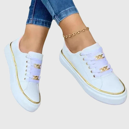 Cómodas Zapatillas para Mujer De-Terciopelo Con-Cordones Estilo-Casual