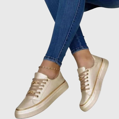 Cómodas Zapatillas para Mujer De-Terciopelo Con-Cordones Estilo-Casual
