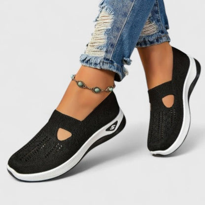 Cómodas Zapatillas para Mujer Sin-Cordones Malla-Transpirable Ligeras