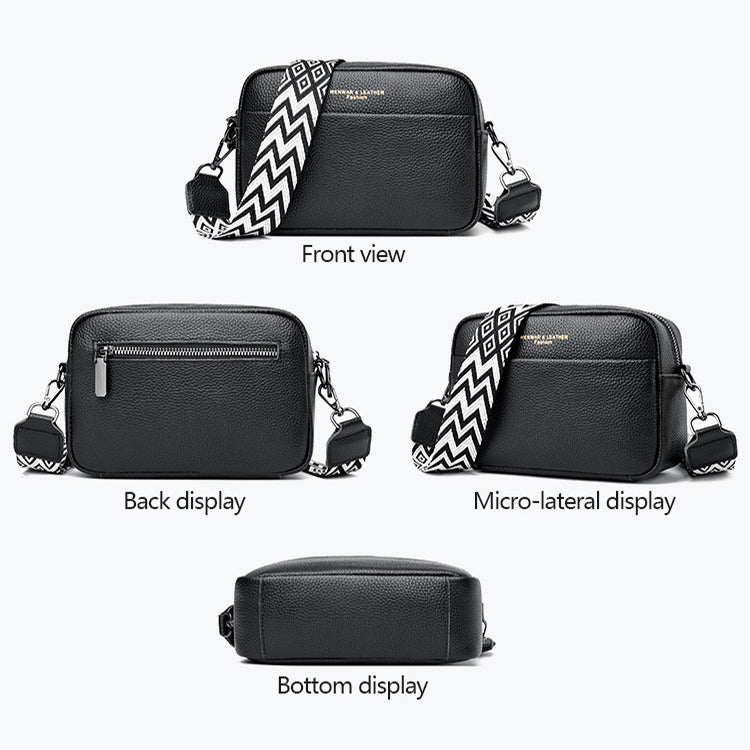 Welyra - Pebbled Leather Crossbody Bag