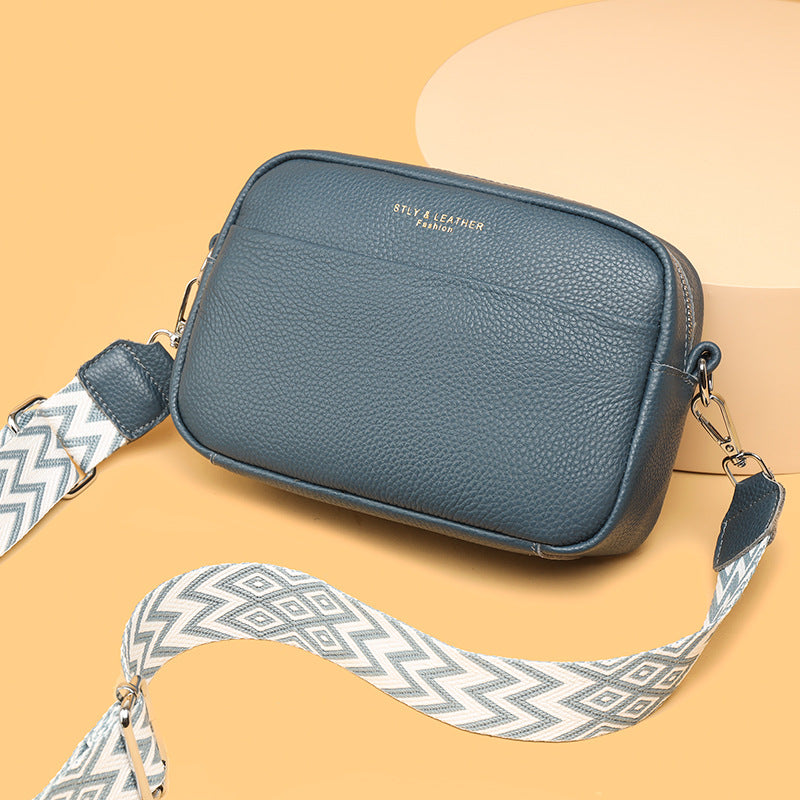 Welyra - Pebbled Leather Crossbody Bag