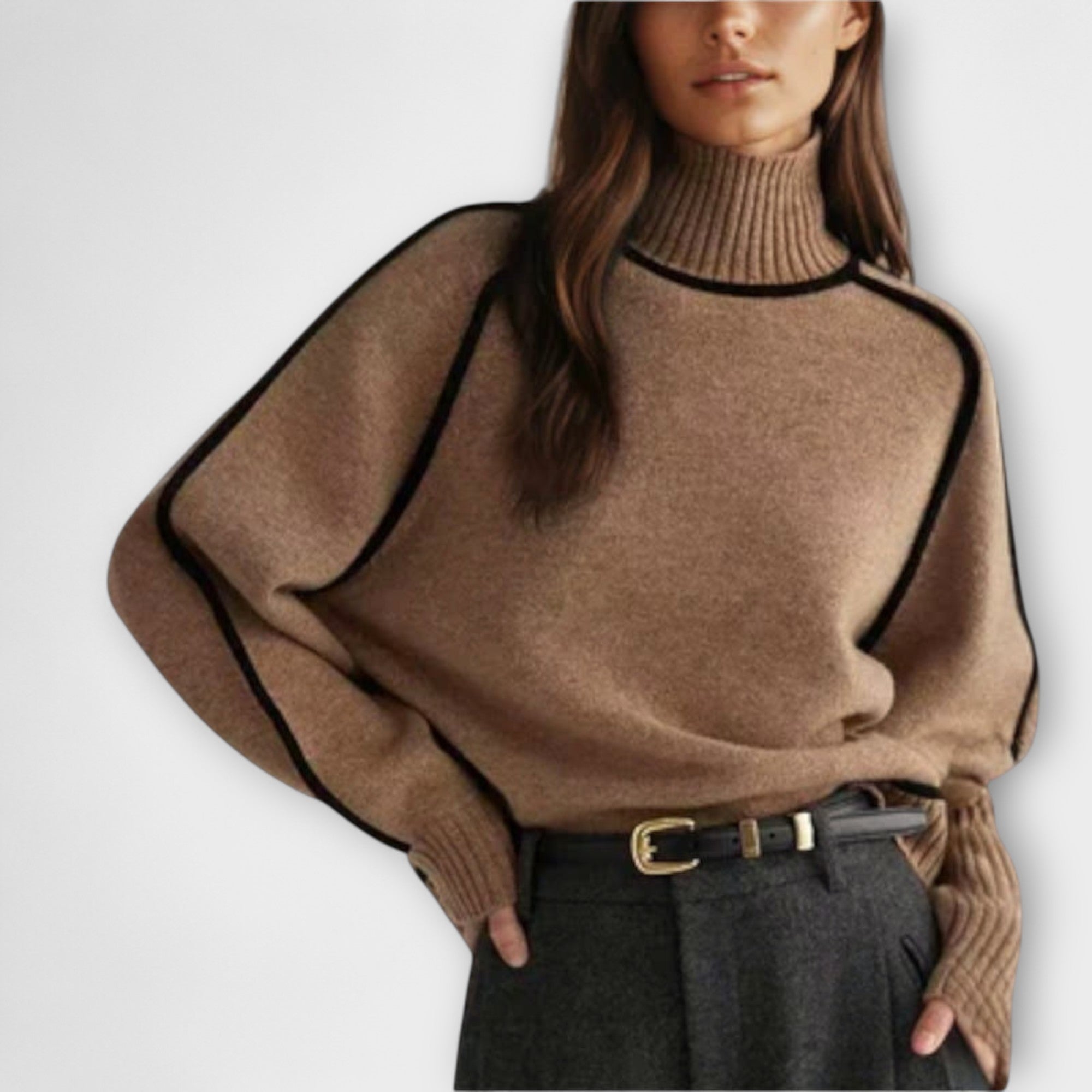 Emilie - Soft &amp; Elegant Turtleneck Sweater