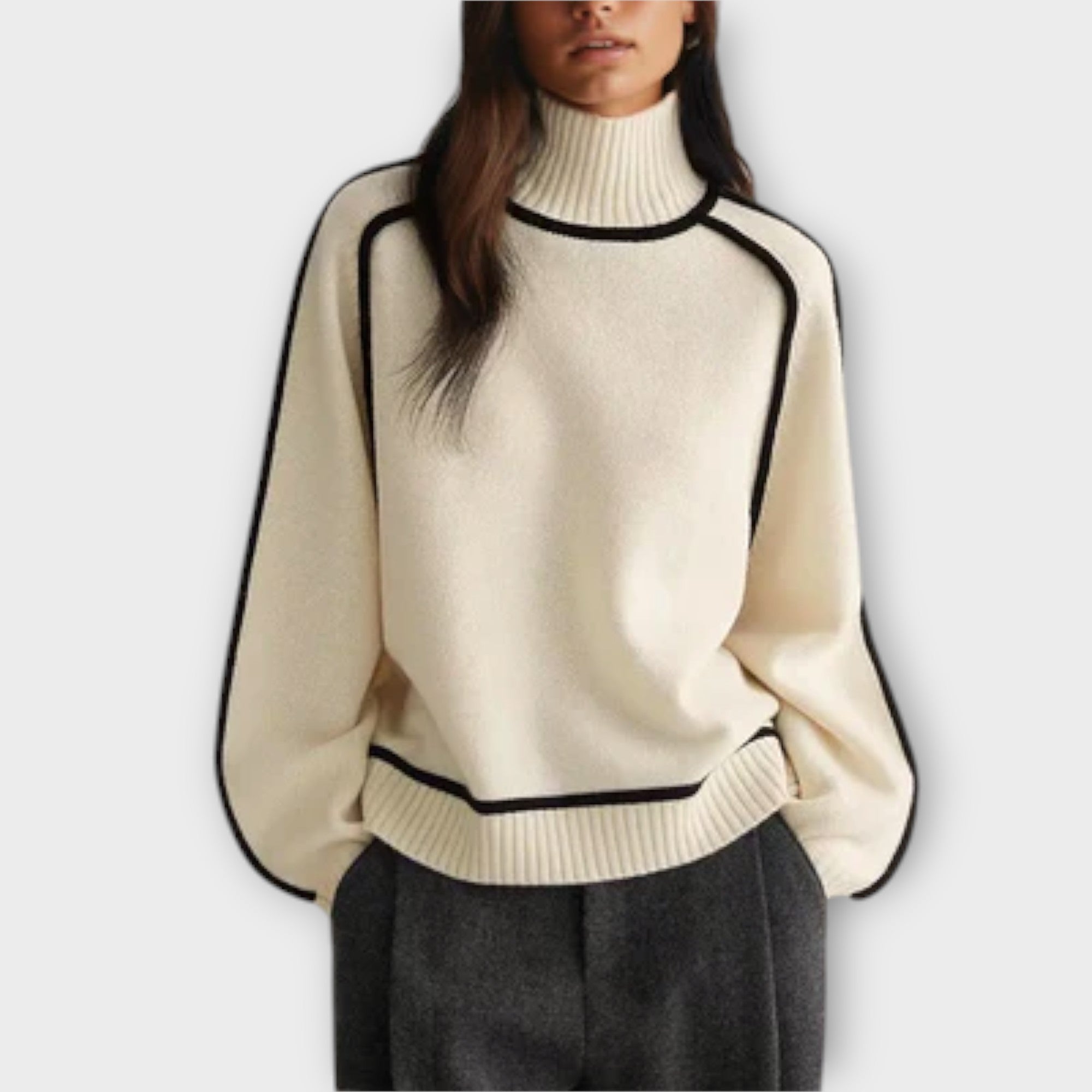 Emilie - Soft &amp; Elegant Turtleneck Sweater